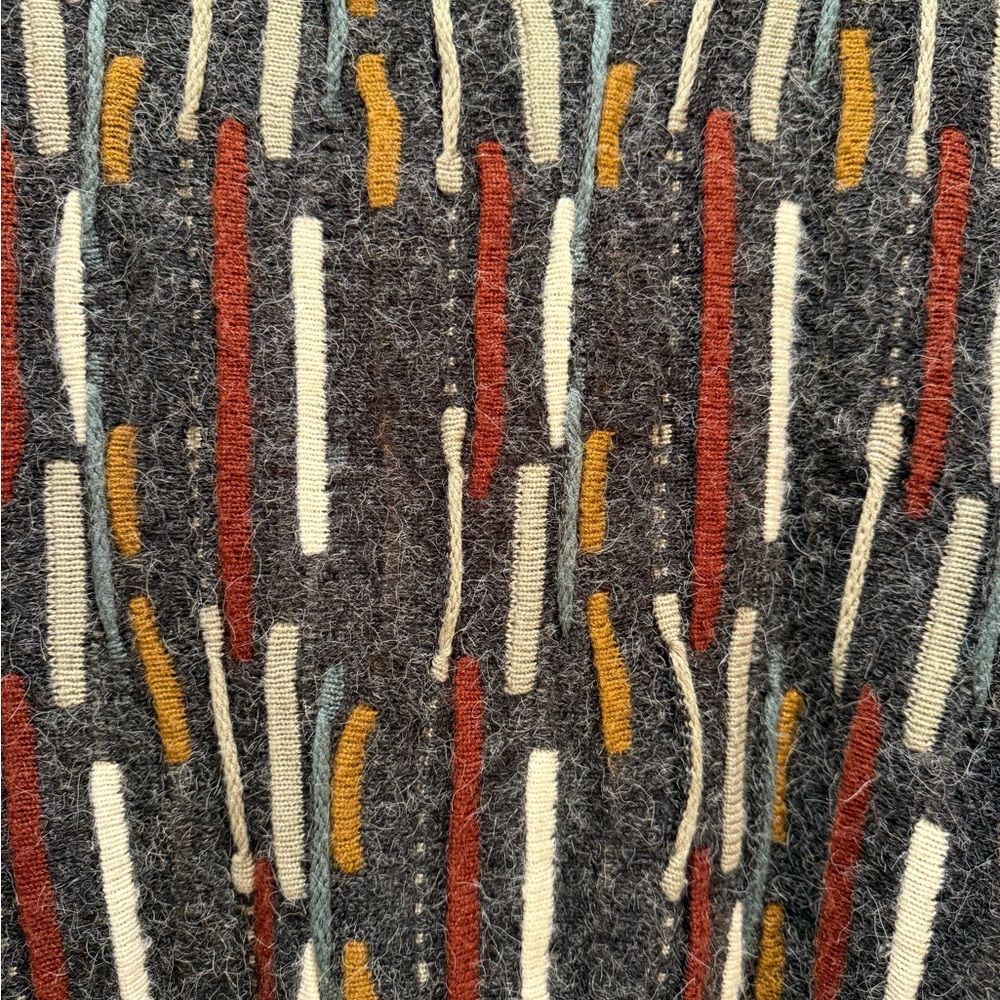 Multicolor Patterned Knit Sweater - image 6